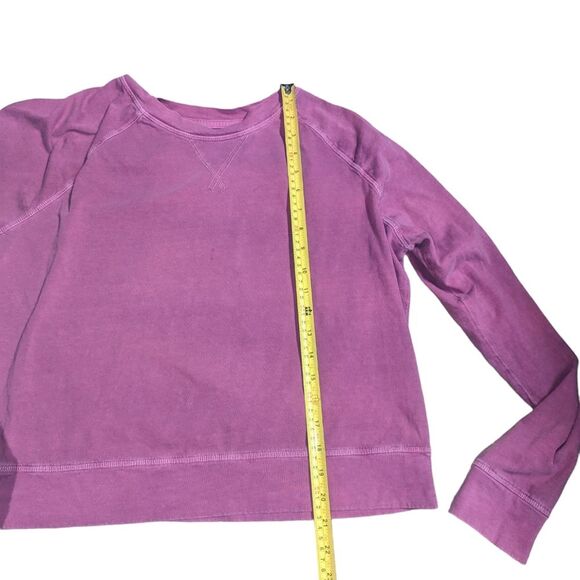 🛍️Gap Long Sleeve Crop Top Tee Shirt Size Large - Picture 3 of 4